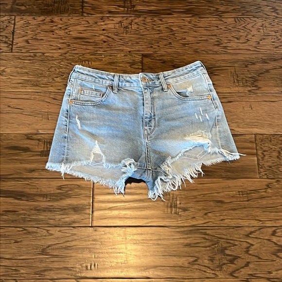 Mavi Jeans Cut Off High Rise Shorts Size 27 - Picture 1 of 16